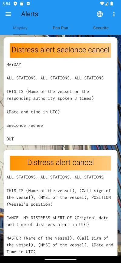 Distress Alert Seelonce