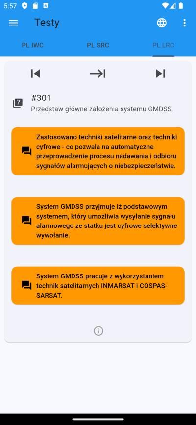 Sailor Toolbox menu in Polish